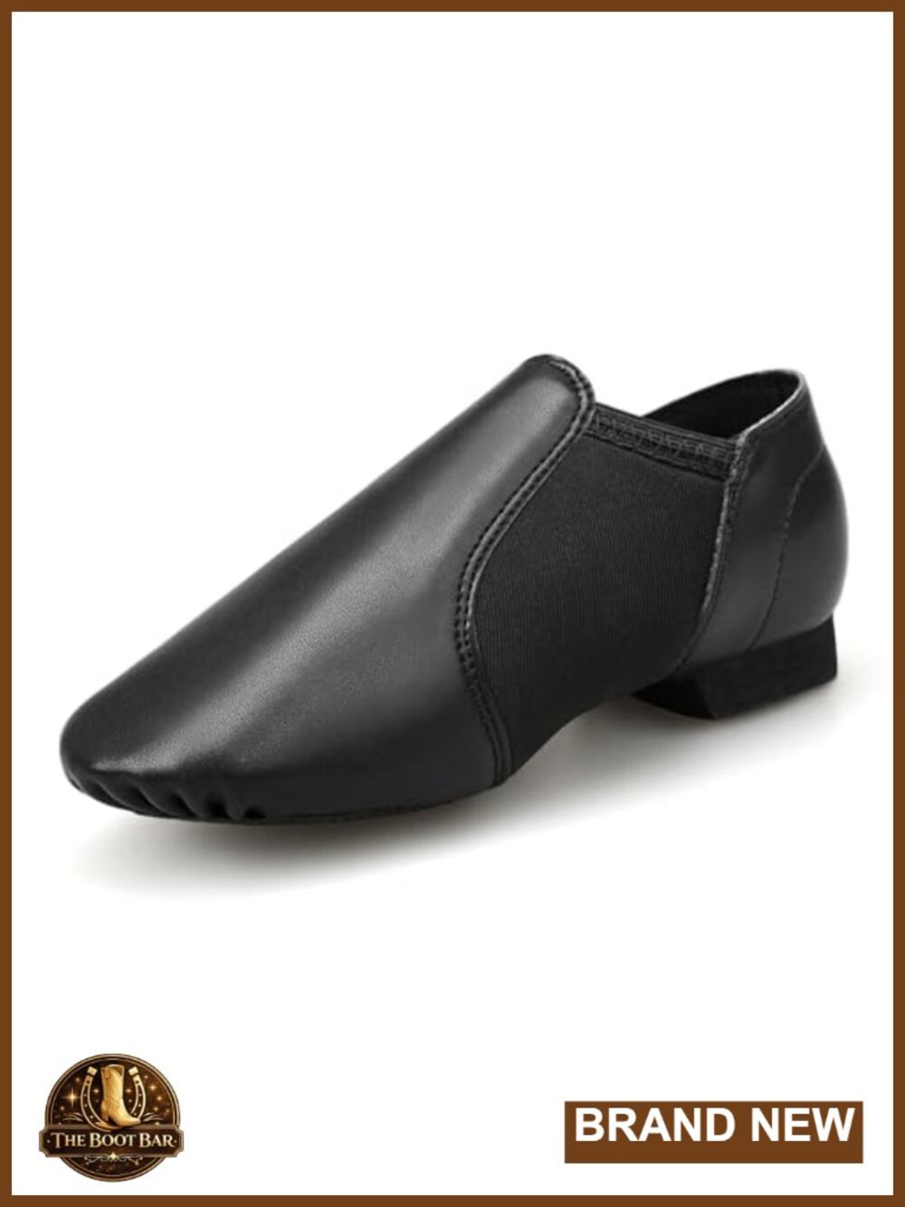 Stelle PU Leather Jazz Shoes for Kids Dance Split Sole Slip-On